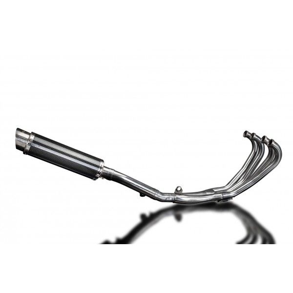 Delkevic volledig systeem Round Carbon 350mm - CBR600F (1987-1990)