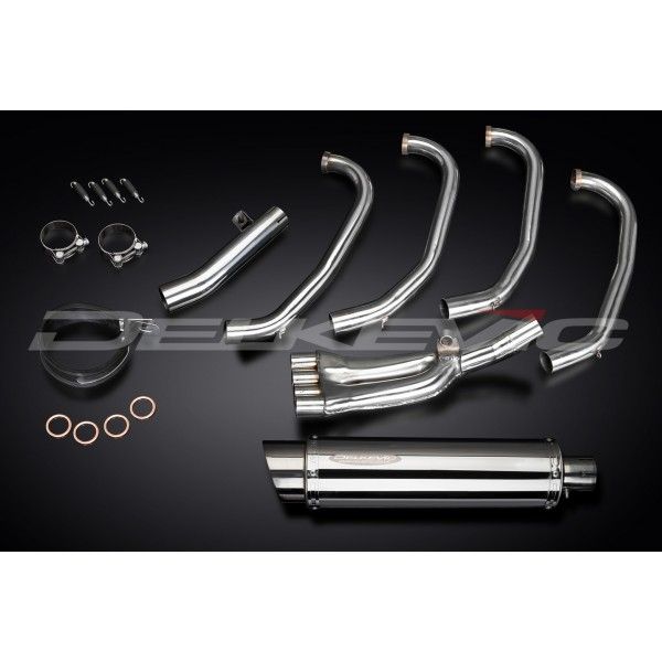 Delkevic volledig systeem Round RVS 350mm - CBR600F (1987-1990)