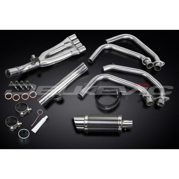 Delkevic volledig systeem Round Carbon 200mm - CBR600F (1991-1998)