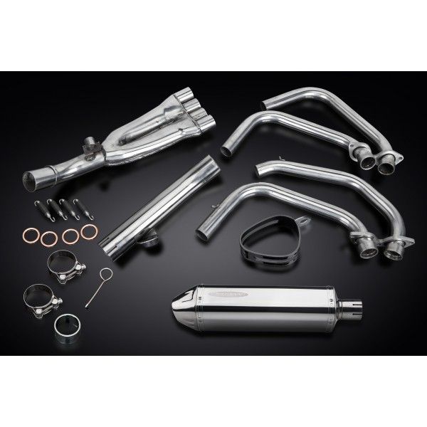 Delkevic volledig systeem Tri-Oval RVS 320mm - CBR600F (1991-1998)