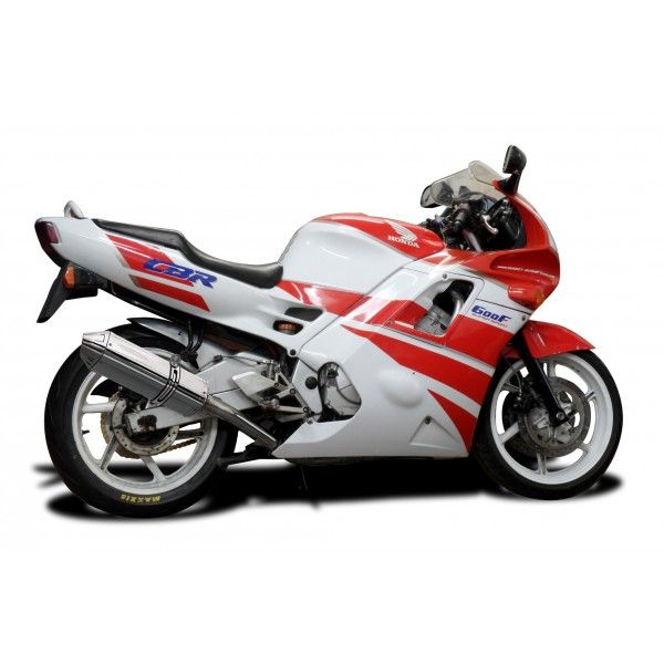 Delkevic volledig systeem Tri-Oval RVS 320mm - CBR600F (1991-1998)