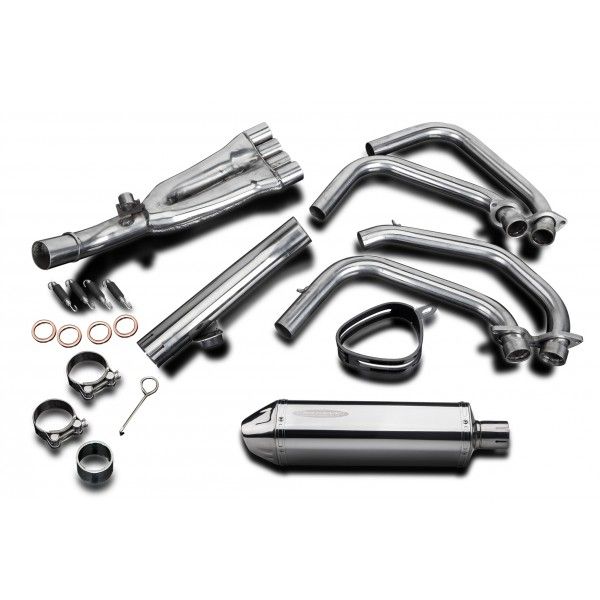 Delkevic volledig systeem Tri-Oval RVS 320mm - CBR600F (1991-1998)