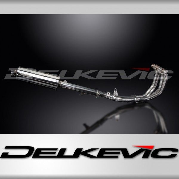 Delkevic volledig systeem Oval RVS 350mm - CBR600F (1999-2000)
