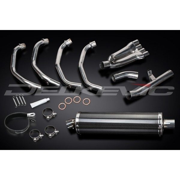 Delkevic volledig systeem Oval Carbon 450mm - CBR600F (1999-2000)