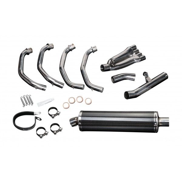 Delkevic volledig systeem Oval Carbon 450mm - CBR600F (1999-2000)