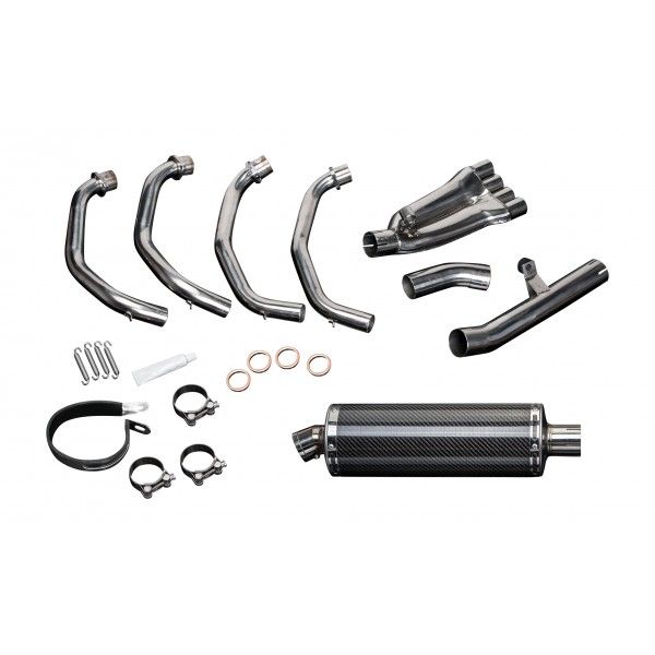 Delkevic volledig systeem Oval Carbon 350mm - CBR600F (1999-2000)