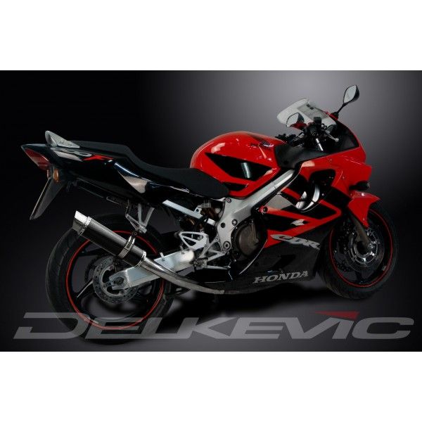 Delkevic volledig systeem Round Carbon 350mm - CBR600F (1999-2000)