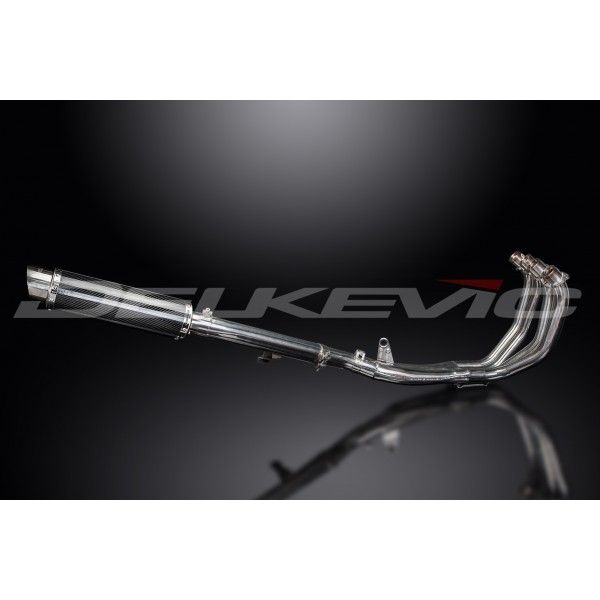 Delkevic volledig systeem Round Carbon 350mm - CBR600F (1999-2000)