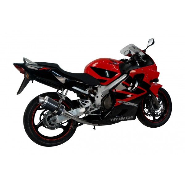 Delkevic volledig systeem Oval Carbon 225mm - CBR600F/SPORT (2001-2007)