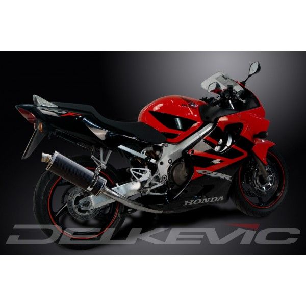 Delkevic volledig systeem Oval Carbon 350mm - CBR600F/SPORT (2001-2007)