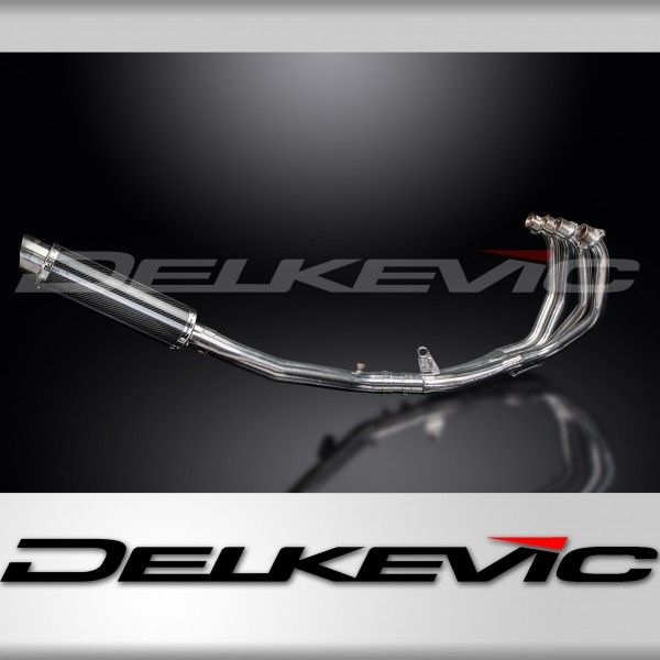 Delkevic volledig systeem Round Carbon 350mm - CBR600F/SPORT (2001-2007)