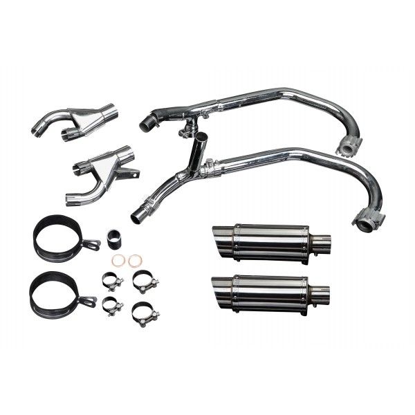 Delkevic volledig systeem Round RVS 200mm - VMX1200 V-MAX (1984-2007)