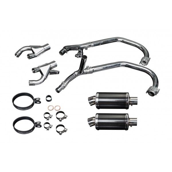 Delkevic volledig systeem Oval Carbon 225mm - VMX1200 V-MAX (1984-2007)