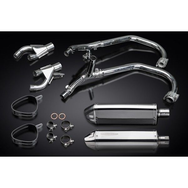 Delkevic volledig systeem Tri-Oval RVS 320mm - VMX1200 V-MAX (1984-2007)