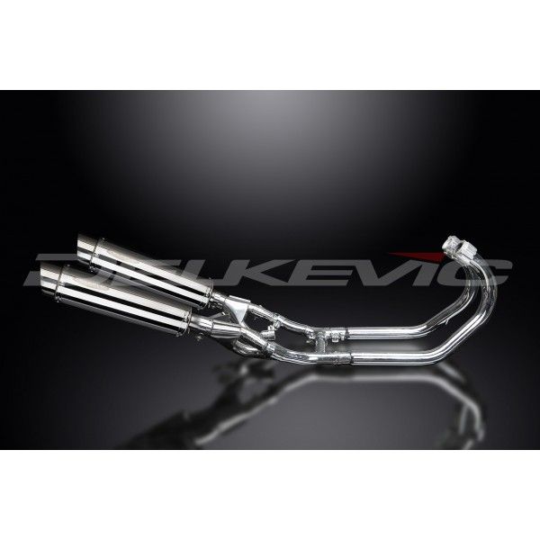 Delkevic volledig systeem Round RVS 350mm - VMX1200 V-MAX (1984-2007)