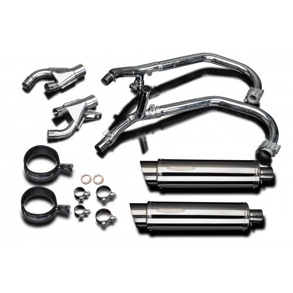 Delkevic volledig systeem Round RVS 350mm - VMX1200 V-MAX (1984-2007)