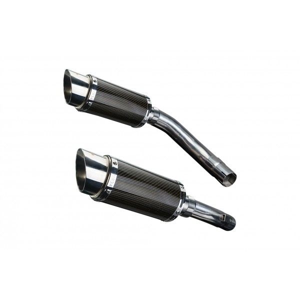 Delkevic slip-on kit Round Carbon 200mm - YZF-R1 (2009-2014)