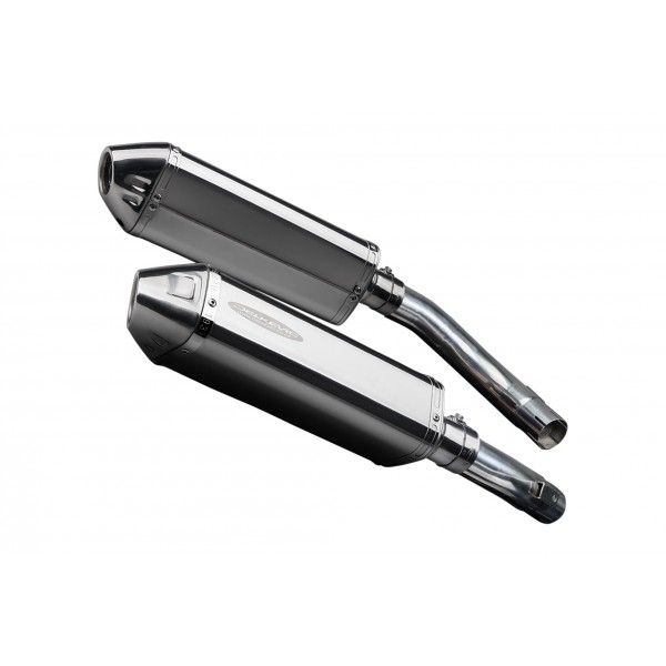 Delkevic slip-on kit Tri-Oval RVS 320mm - YZF-R1 (2009-2014)