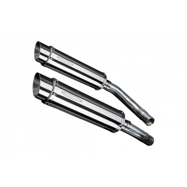 Delkevic slip-on kit Round RVS 350mm - YZF-R1 (2009-2014)