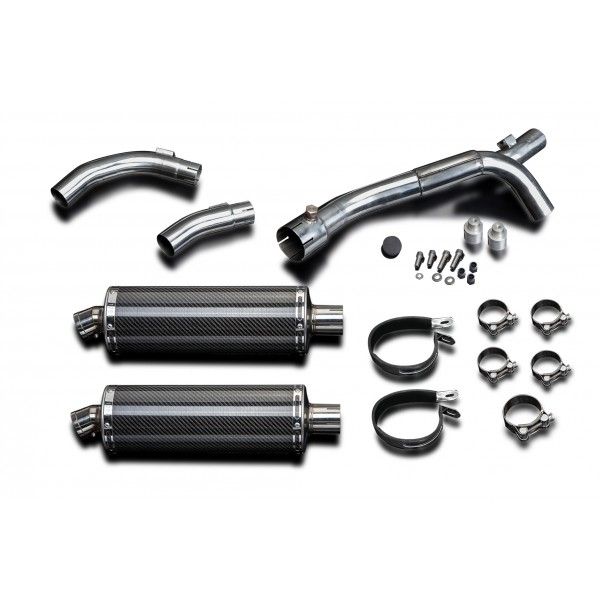 Delkevic slip-on kit Oval Carbon 350mm - YZF-R1 (2009-2014)