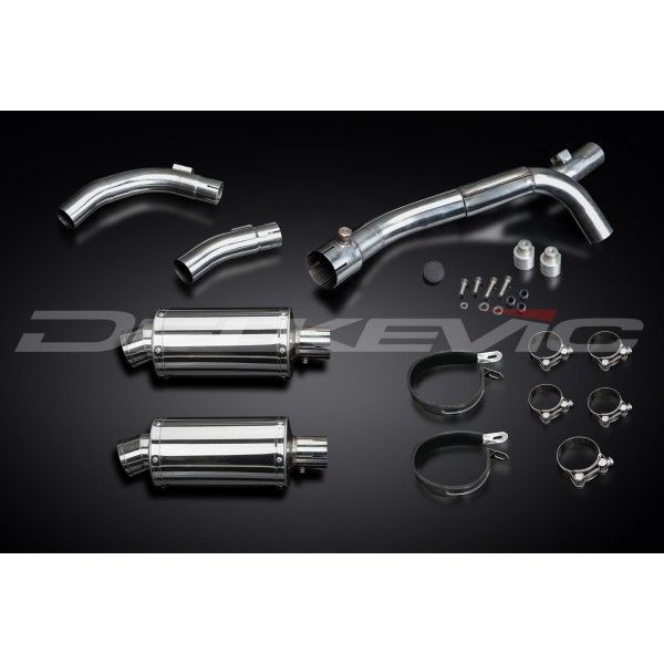 Delkevic slip-on kit Oval RVS 225mm - YZF-R1 (2009-2014)