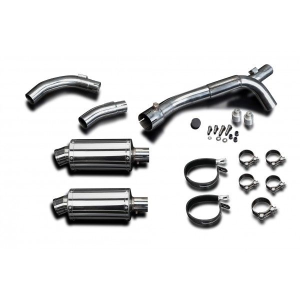 Delkevic slip-on kit Oval RVS 225mm - YZF-R1 (2009-2014)