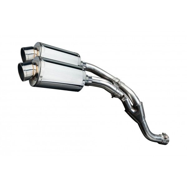 Delkevic slip-on kit Oval RVS 225mm - YZF-R1 (2009-2014)