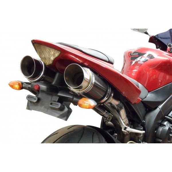 Delkevic slip-on kit Round Carbon 200mm - YZF-R1 2004MY (2004-2006)