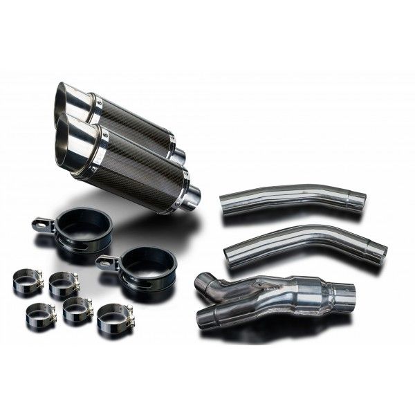 Delkevic slip-on kit Round Carbon 200mm - YZF-R1 2004MY (2004-2006)