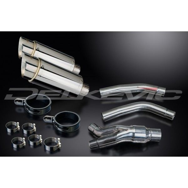 Delkevic slip-on kit Round RVS 200mm - YZF-R1 2004MY (2004-2006)