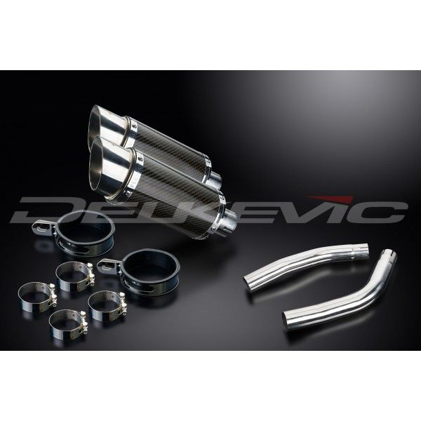 Delkevic slip-on kit Round Carbon 200mm - YZF-R1 2004MY (2004-2006)