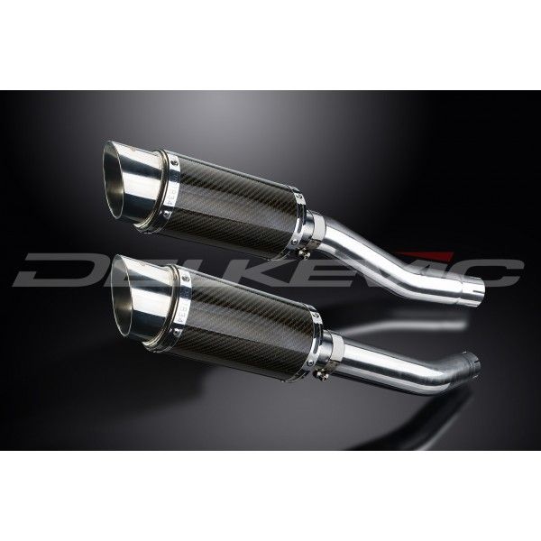 Delkevic slip-on kit Round Carbon 200mm - YZF-R1 4C8 (2007-2008)