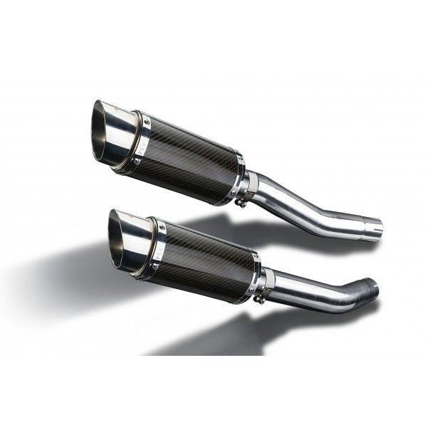 Delkevic slip-on kit Round Carbon 200mm - YZF-R1 4C8 (2007-2008)