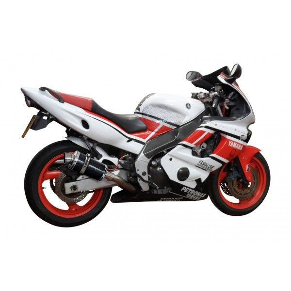 Delkevic volledig systeem Oval Carbon 225mm - YZF600R THUNDERCAT(1996-2007)