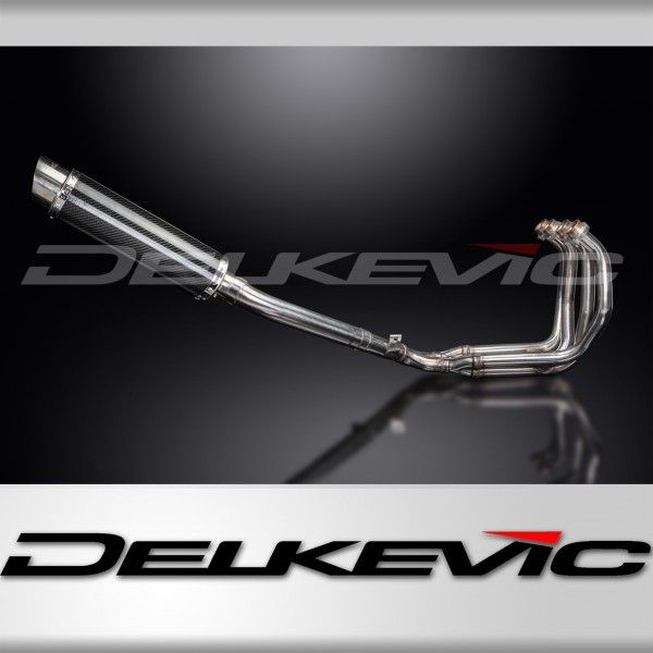 Delkevic volledig systeem Round Carbon 350mm - YZF600R THUNDERCAT(1996-2007)