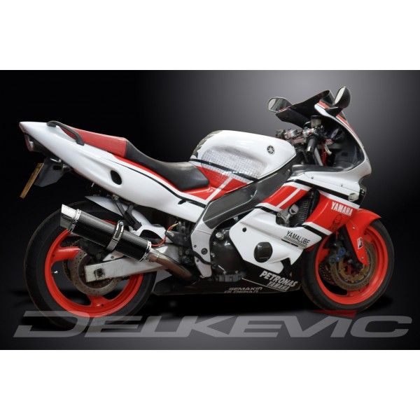 Delkevic volledig systeem Round Carbon 350mm - YZF600R THUNDERCAT(1996-2007)