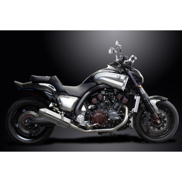 Delkevic slip-on kit Tri-Oval RVS 320mm - V-Max 1700 (2009-2016)