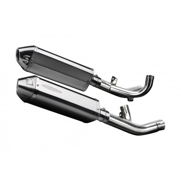 Delkevic slip-on kit Tri-Oval RVS 320mm - V-Max 1700 (2009-2016)