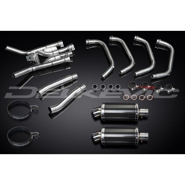 Delkevic volledig systeem Oval Carbon 225mm - XJ900S DIVERSION (1994-2003)