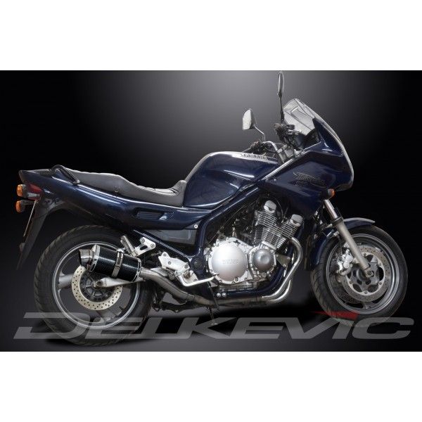 Delkevic volledig systeem Oval Carbon 225mm - XJ900S DIVERSION (1994-2003)