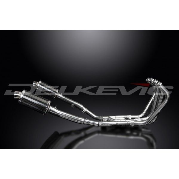 Delkevic volledig systeem Oval Carbon 225mm - XJ900S DIVERSION (1994-2003)