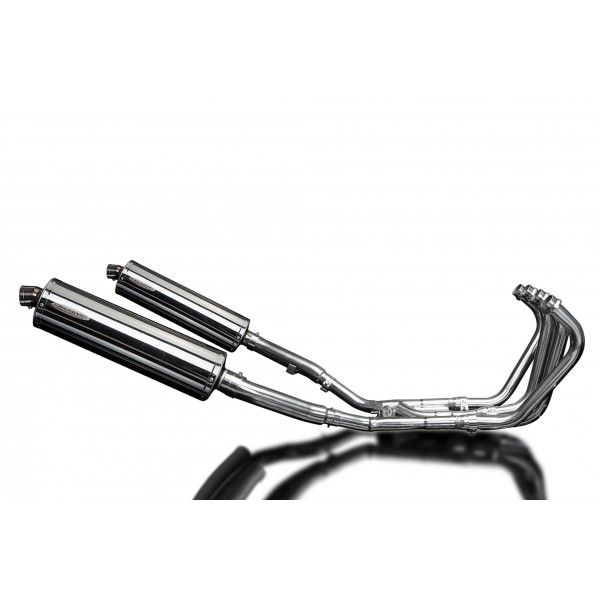 Delkevic volledig systeem Oval RVS 450mm - XJ900S DIVERSION (1994-2003)