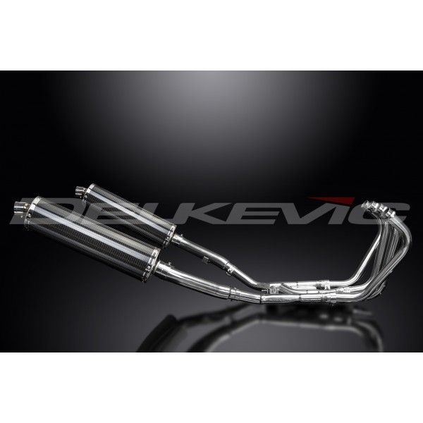 Delkevic volledig systeem Oval Carbon 450mm - XJ900S DIVERSION (1994-2003)