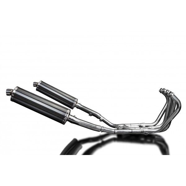Delkevic volledig systeem Oval Carbon 450mm - XJ900S DIVERSION (1994-2003)
