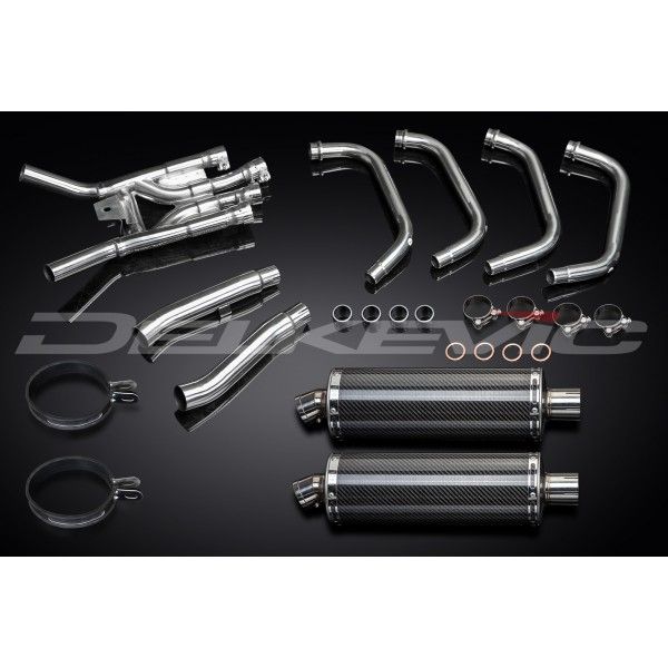Delkevic volledig systeem Oval Carbon 350mm - XJ900S DIVERSION (1994-2003)