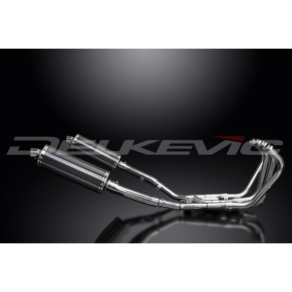 Delkevic volledig systeem Oval Carbon 350mm - XJ900S DIVERSION (1994-2003)