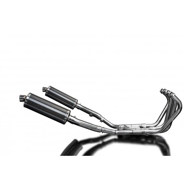Delkevic volledig systeem Oval Carbon 350mm - XJ900S DIVERSION (1994-2003)