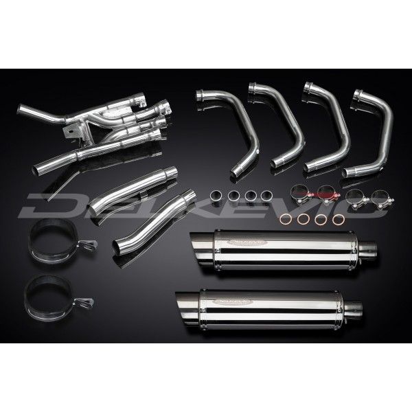 Delkevic volledig systeem Round RVS 350mm - XJ900S DIVERSION (1994-2003)