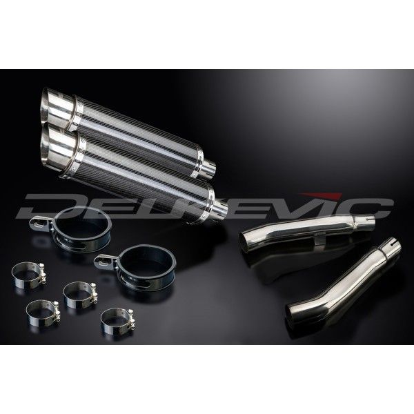 Delkevic slip-on kit Round Carbon 350mm - XJ900S DIVERSION (1994-2003)