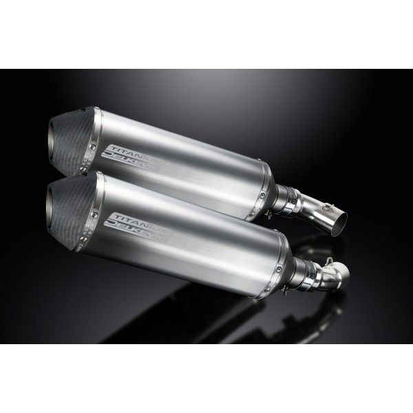 Delkevic slip-on kit X-Oval Titanium 343mm - Monster 796 (2011-2014)